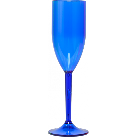Taça champanhe acrílico - transfer laser 215ml