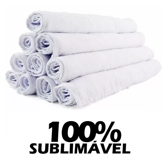 Toalha de rosto lado para sublimar 100%