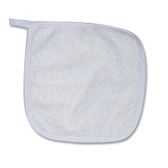 Toalinha de boca - lembrancinha 15x15 - branca