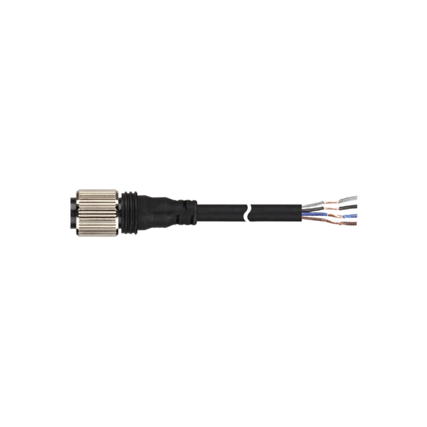 Cabo de 3m com Conector 180º para Sensor - CID4-3T