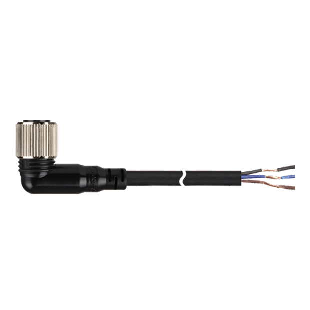 Cabo de 5m com Conector 90º para Sensor - CLD3-5