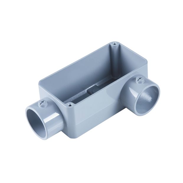 Condulete Fixo Tipo LL - Sem Tampa e com Rosca BSP 3/4"