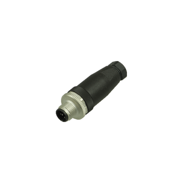 Conector Macho para Montagem M12 / 5 pinos - V15S-G
