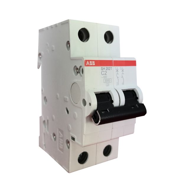 Minidisjuntor Bipolar - Curva C 2A - SH202 T-C2