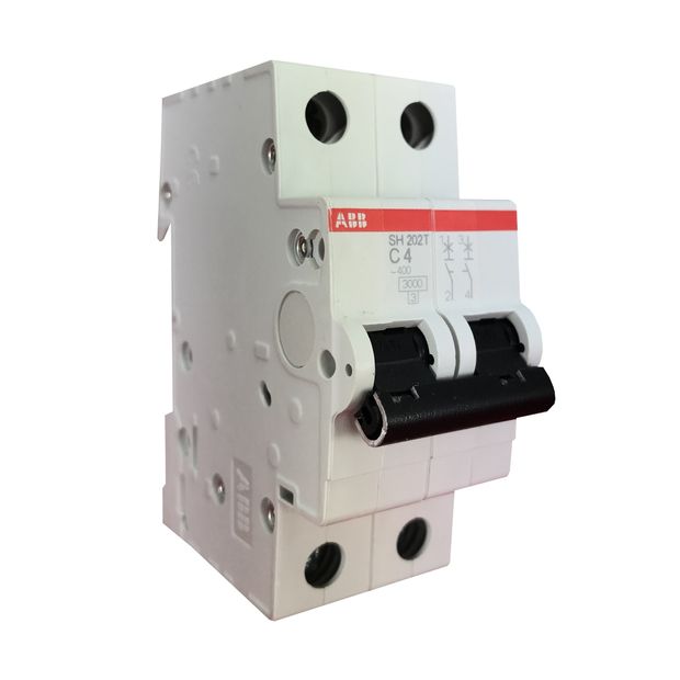 Minidisjuntor Bipolar - Curva C 4A - SH202 T-C4
