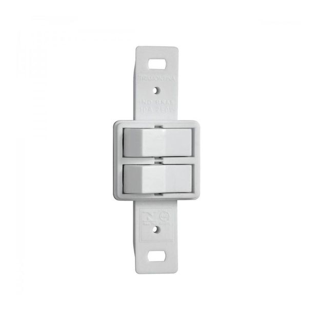 Monobloco com 2 Teclas Paralelas 10A - 250V