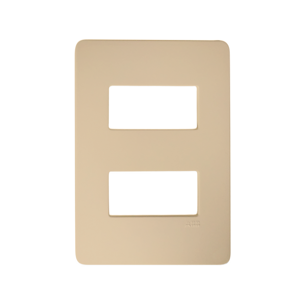 Placa Horizontal 4x2 - 2 módulos separados