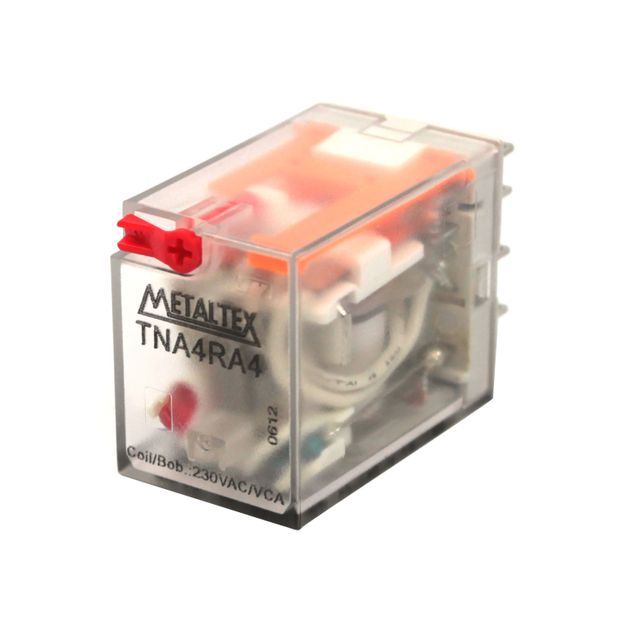 Relé Auxiliar com 4 Contatos Reversíveis TNA4RA4 - 5A 220VCA