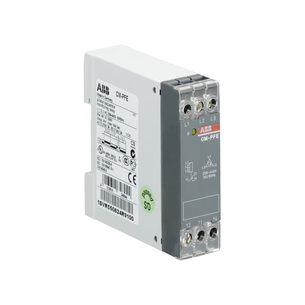 Relé de Falta e Sequência de Fase 208...440VCA 1NAF - CM-PFE