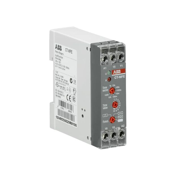 Relé Temporizador com 4 Funções 0,05s...100h 1NAF 24...240Vca/cc - CT-MFE