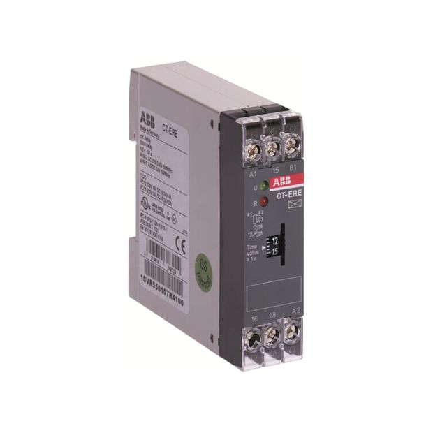 Relé Temporizador com Retardo na Energização 0,3...30s 1NAF 24VCA/CC - CT-ERE