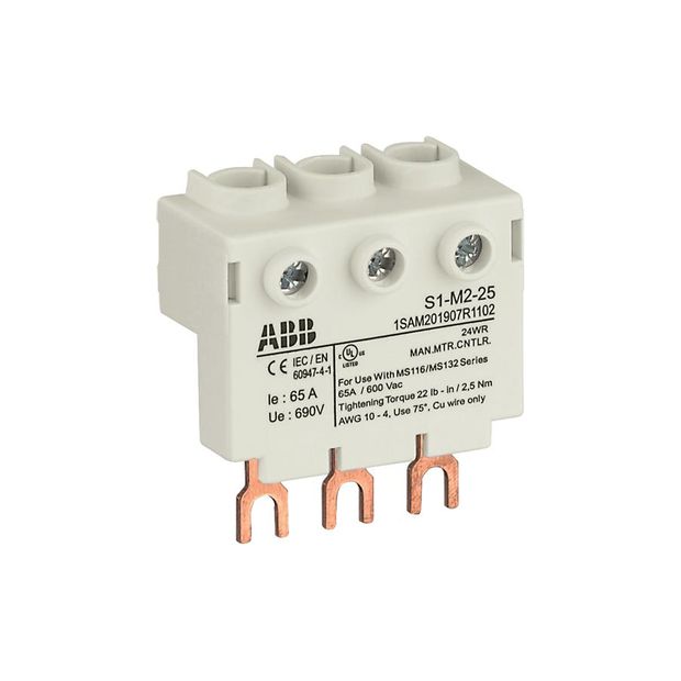 Terminal de Alimentação para Barramentos - Alto 65A - S1-M2-25