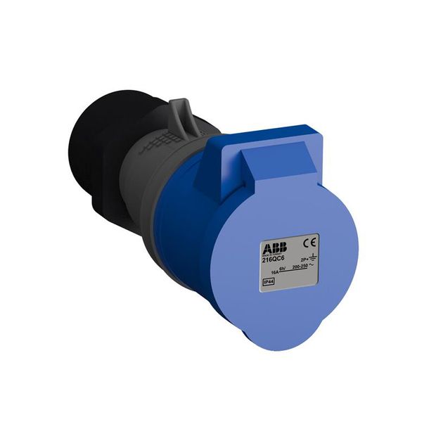 Tomada Industrial 2P+T 16A IP44 - 216BC6
