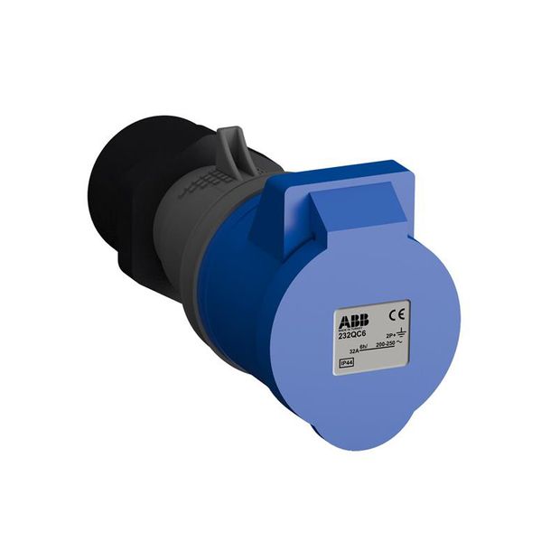 Tomada Industrial 2P+T 32A IP44 - 232BC6