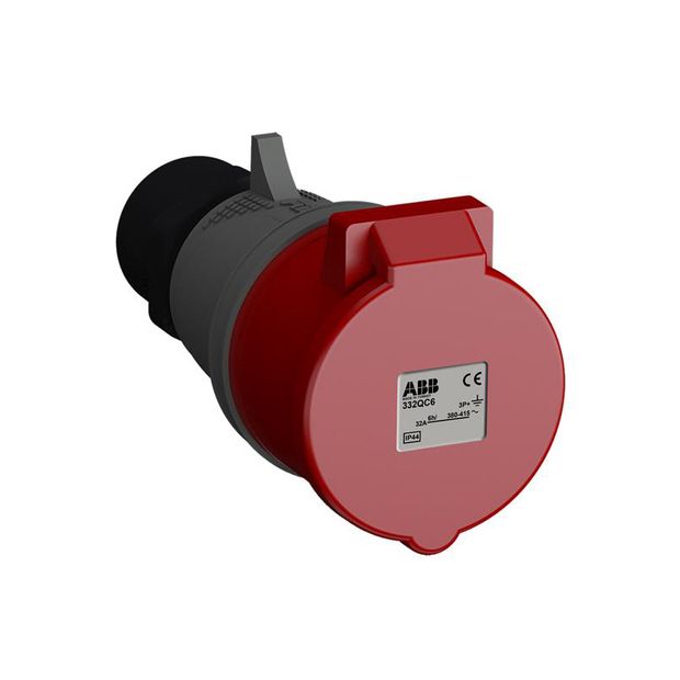 Tomada Industrial 3P+T 32A IP44 - 332BC6