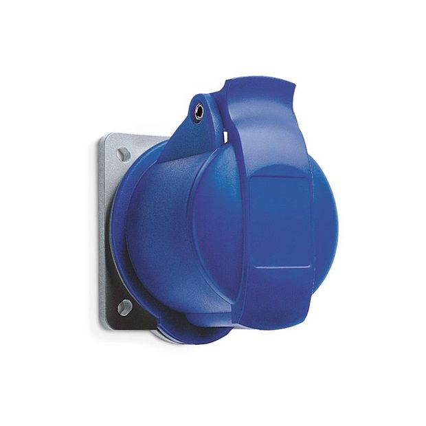 Tomada Industrial de Embutir 2P+T 32A IP44 - 232BR6
