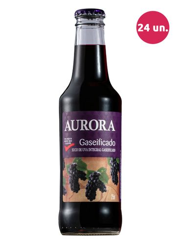 Aurora Suco de Uva Tinto Integral Gaseificado 275 mL