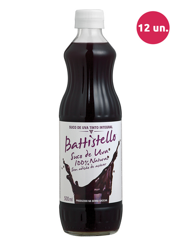 Battistello Suco de Uva Integral Tinto 500 mL