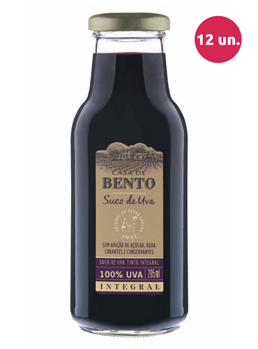 Casa de Bento Suco de Uva Integral Tinto 295 mL