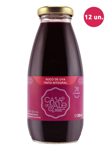 Casa do Vale Suco de Uva Integral Tinto 300 mL