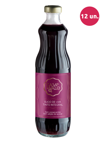 Casa do Vale Suco de Uva Integral Tinto 500 mL
