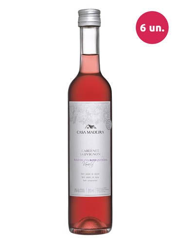 Casa Madeira Suco de Uva Integral Rosé Cabernet Sauvignon 510 mL
