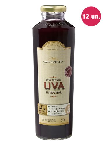 Casa Madeira Suco de Uva Integral Tinto 500 mL