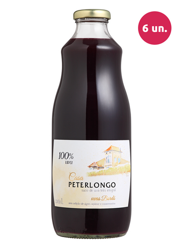 Casa Peterlongo Suco de Uva Integral Tinto 1000 mL