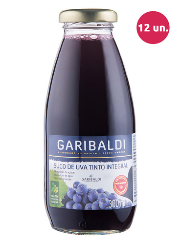 Garibaldi Suco de Uva Integral Tinto 300 mL