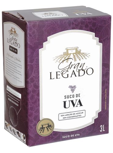 Gran Legado Suco de Uva Tinto Bag in Box 3000 mL