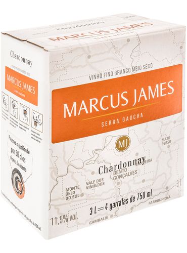 Marcus James Chardonnay Demi-Sec Bag in Box 3000 mL